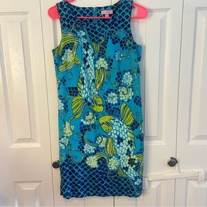 Lilly Pulitzer Koi Fish Shift Dress